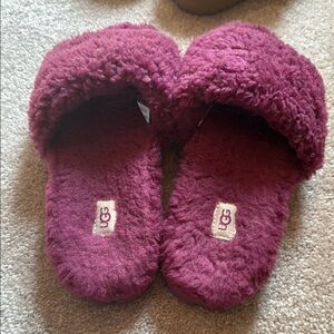 UGG Red Cozy Sheepskin Slippers
